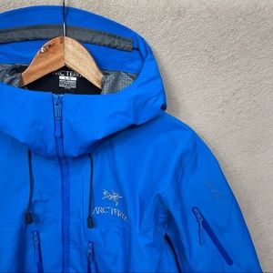 Arcteryx Goretex Jacket Blue Size Large